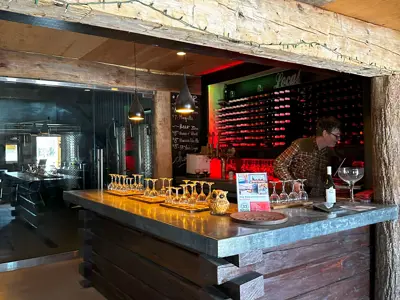 Bartender at a winery